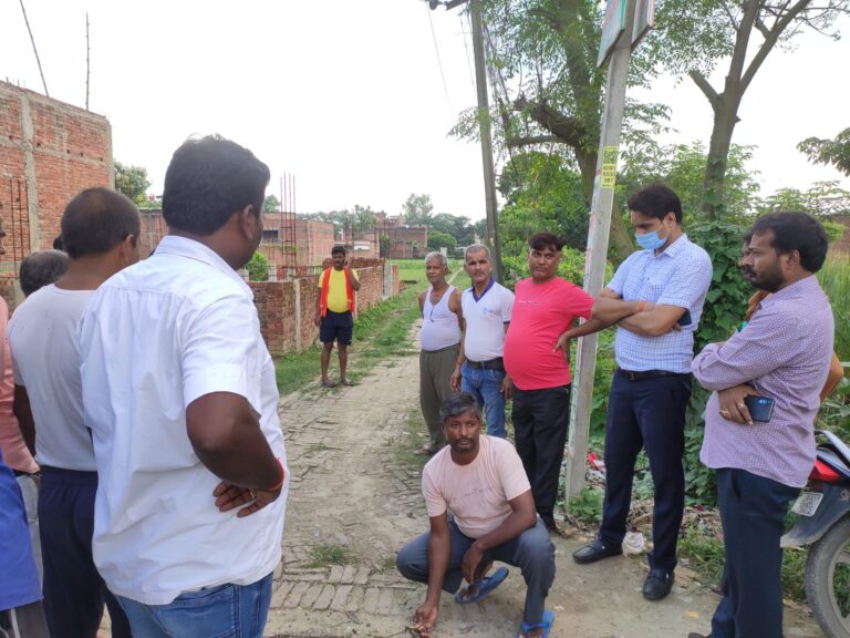 नक्शा स्वीकृत के बावजूद भी नगर पंचायत द्वारा निर्माण कार्य रोकने का आरोप