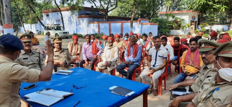 ललिया थाने पर चौकीदारो सजग रहने का दिया गया निर्देश