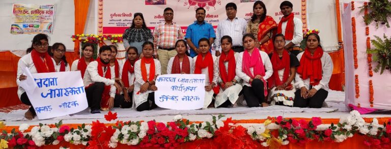 दीपावली मेला परिसर में आयोजित हुआ मतदाता जागरूकता कार्यक्रम