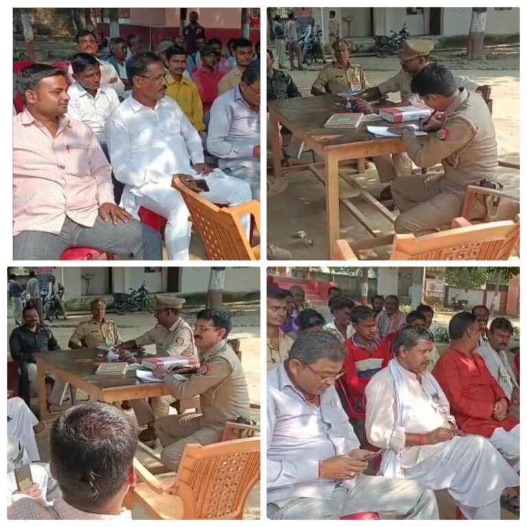 दीपावली त्यौहार व श्री लक्ष्मी गणेश प्रतिमा स्थापित करने वाले आयोजकों के साथ बैठक