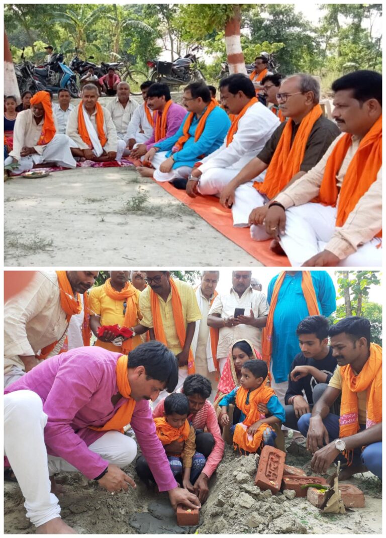 शहीद चंद्रभान की लगेगी प्रतिमा हुआ भूमिपूजन व शिलान्यास