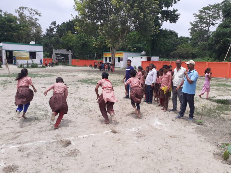 बाल खिलाड़ियों को बताया सफलता का मंत्र,साथ हुआ बाल खिलाड़ियों का चयन
