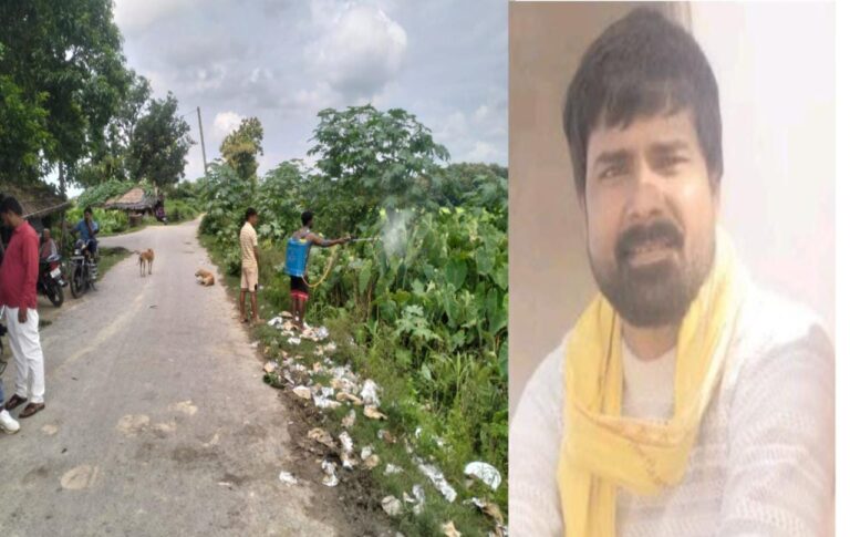 जनसेवा का अनोखा पहल, सोहन यादव ने अपने निजी बजट से कराया गांव में सफाई