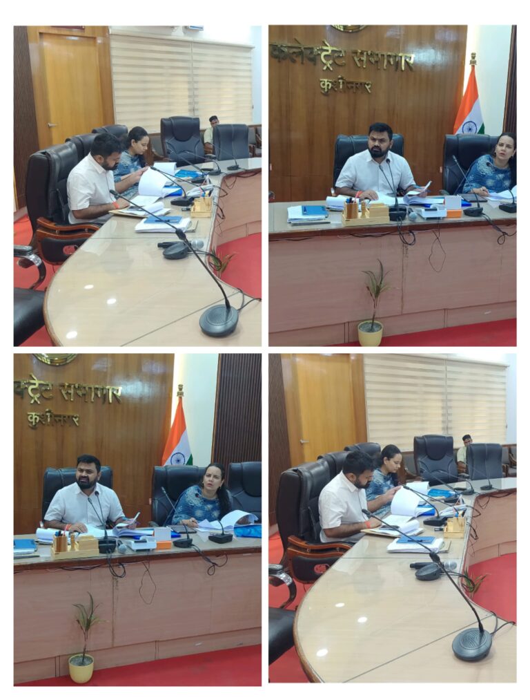 नगर पंचायत छितौनी में मछली हेतु दुकानों के निर्माण एवं फीस फूड की स्थापना पर डीएम ने दिया जोर