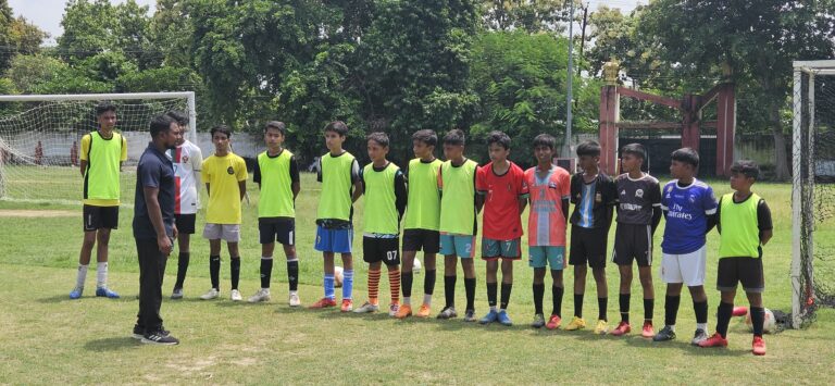 जिला स्तरीय महिला एथलेटिक्स व सब-जूनियर फुटबॉल ट्रायल्स सम्पन्न