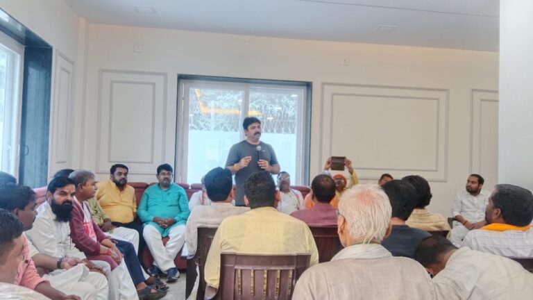 मतदाता पुनरीक्षण व पंचायत चुनाव को लेकर भाजपा की हुई बैठक
