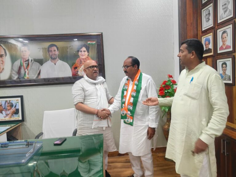 नीतियों से प्रभावित हो लोग जुड़ रहे हैं कांग्रेस में तेजी से हो रहा है संगठन का विस्तार – केशवचन्द यादव