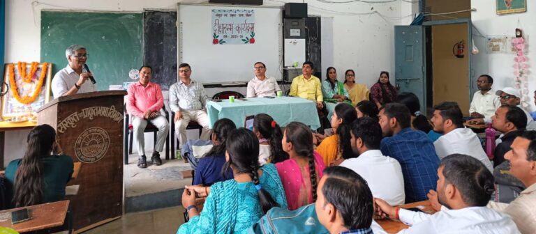 अनुशासन, धैर्य एवं स्व मूल्यांकन सफलता का मूल मन्त्र : प्रो. राजवंत राव
