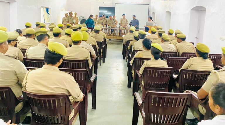 पुलिस लाइन में प्रोजेक्ट उम्मीद पुलिस कर्मियों के तनाव प्रबंधन की अनोखी पहल