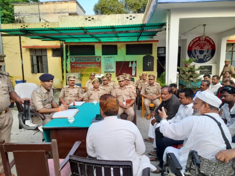 बारहवफात को लेकर पीस कमेटी की बैठक सम्पन्न
