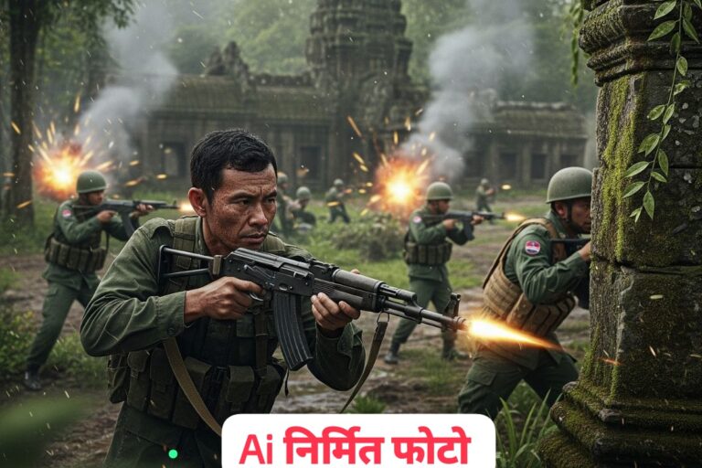 थाईलैंड–कंबोडिया सीमा पर तनाव: पत्थरबाजी, आंसू गैस और रबर की गोलियों से 20 से अधिक घायल