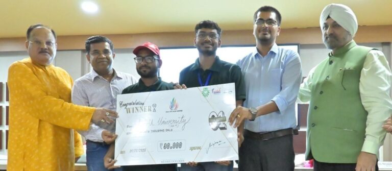 राष्ट्रीय डिज़ाइन चैलेंज में आईईटी-डीडीयूजीयू की बड़ी सफलता