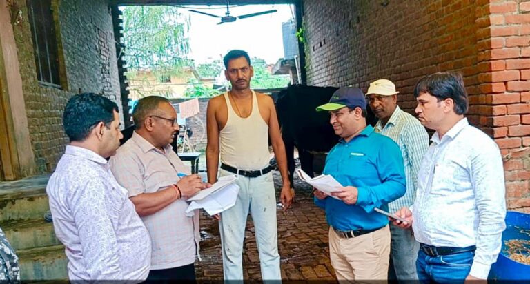 लम्पी टीकाकरण का नोडल आफिसर ने किया स्थलीय निरीक्षण