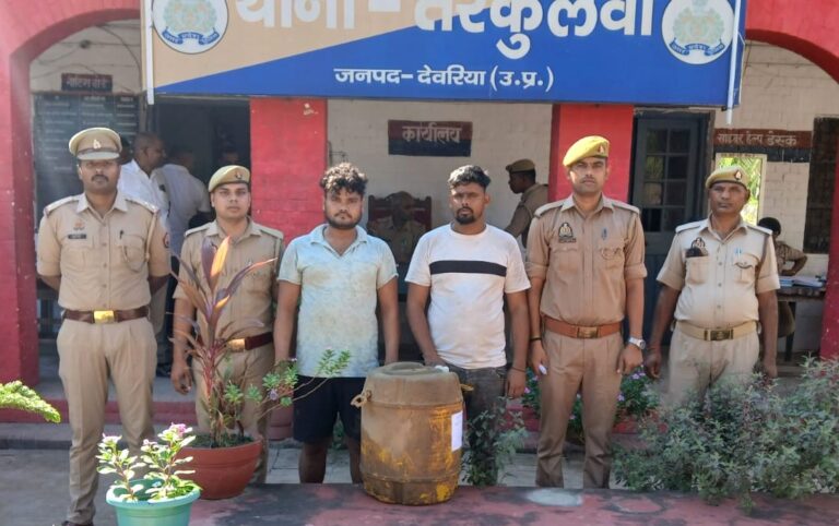 डीजल चोरी के दो आरोपित गिरफ्तार, 30 लीटर डीजल बरामद