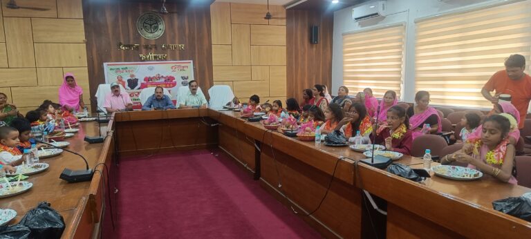 नवरात्र पर कन्या पूजन व मिशन शक्ति 5.0 विशेष अभियान का आयोजन