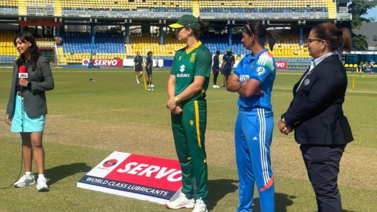 IND W vs SA W: दक्षिण अफ्रीका ने जीता टॉस, भारत को पहले बल्लेबाजी का मौका