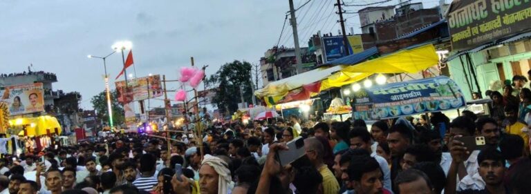 सलेमपुर में श्रद्धा और उल्लास के बीच सम्पन्न हुआ मूर्ति विसर्जन
