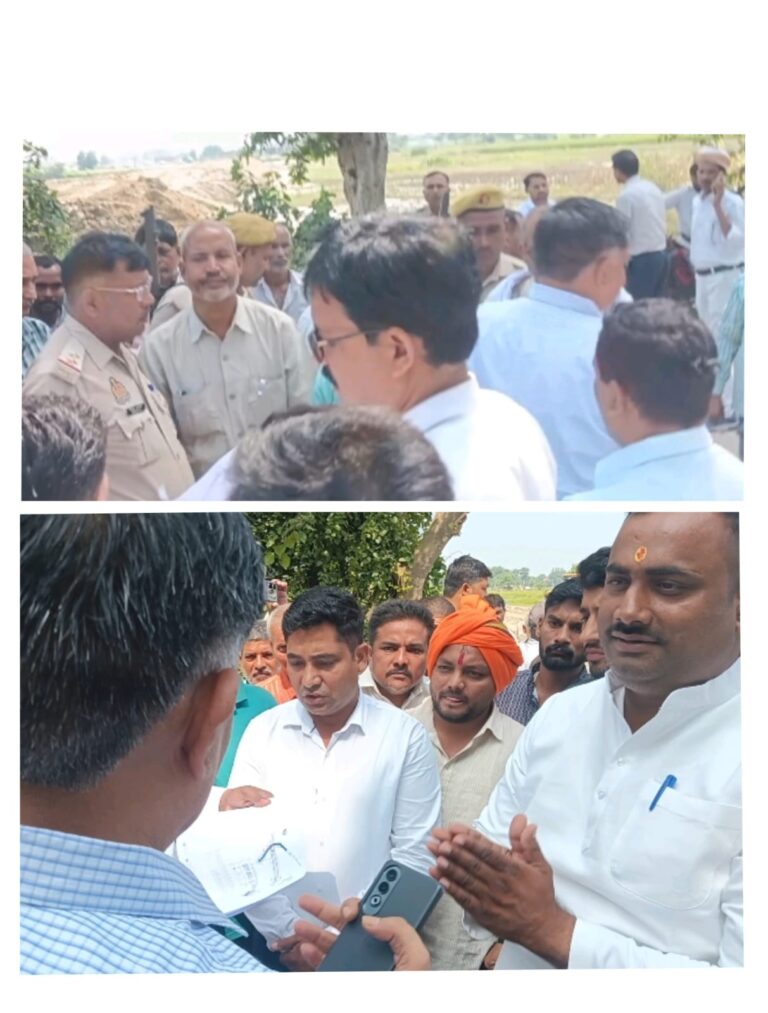 📰 कम ऊंचाई पुल निर्माण प्रकरण : जनता की शिकायत पर पहुंचे उप जिलाधिकारी भाटपार रानी