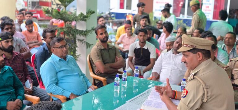 त्योहारो में खलल पैदा करने वाले कतई बख्से नही जायेगे ,थानाध्यक्ष