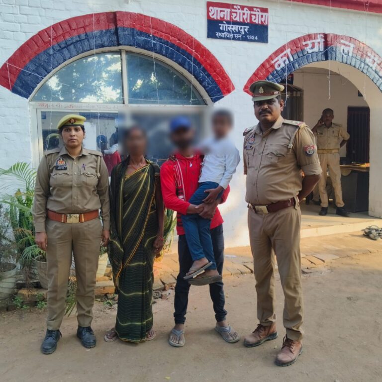 पुलिस ने गुमशुदा 8 वर्षीय बालिका को दो घंटे में किया बरामद