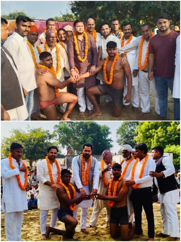 गोवर्धन पूजा पर बंजरिया महोत्सव में विशाल दंगल आयोजित