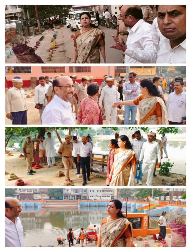 जिलाधिकारी ने किया छठ पूजा स्थलों का निरीक्षण, दिए आवश्यक दिशा-निर्देश