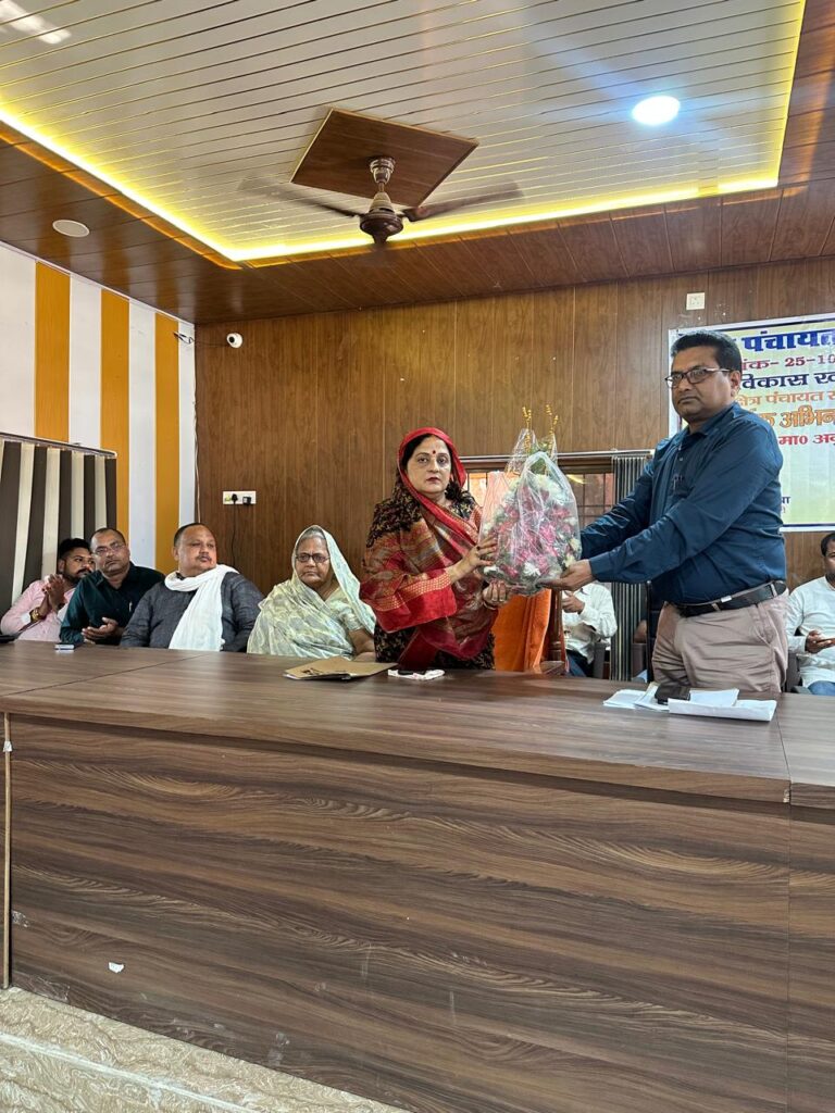 ग्राम पंचायत तक मूलभूत सुविधाएं पहुंचाना मेरी पहली प्राथमिकता-अनुभा सिंह