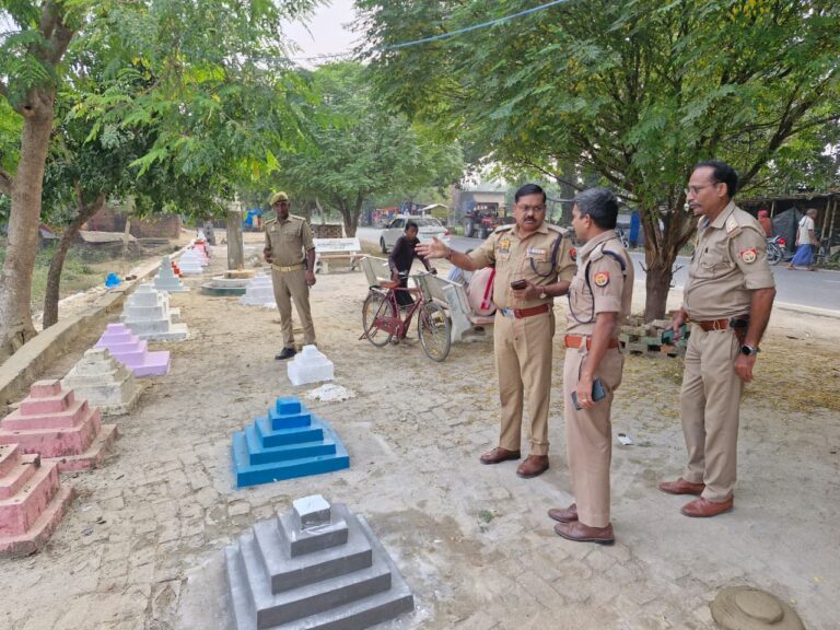 छठ पर्व पर सुरक्षा व्यवस्था को लेकर एसएसपी के निर्देश पर एसपी उत्तरी ने किया घाटों का निरीक्षण