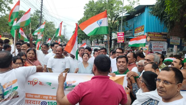 भाजपा द्वारा आयोजित ‘रन फॉर यूनिटी’ में उमड़ा जनसैलाब