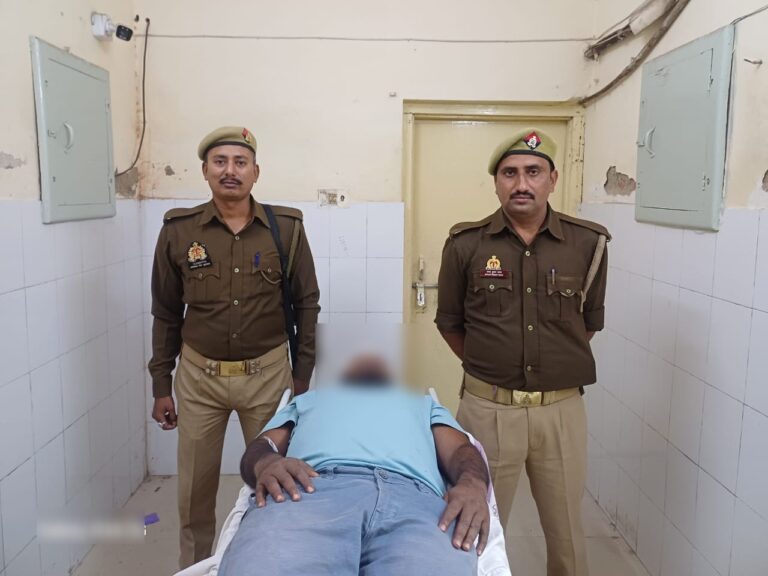एम्स थाना क्षेत्र में पुलिस मुठभेड़ मे दो वांछित अपराधी गिरफ्तार