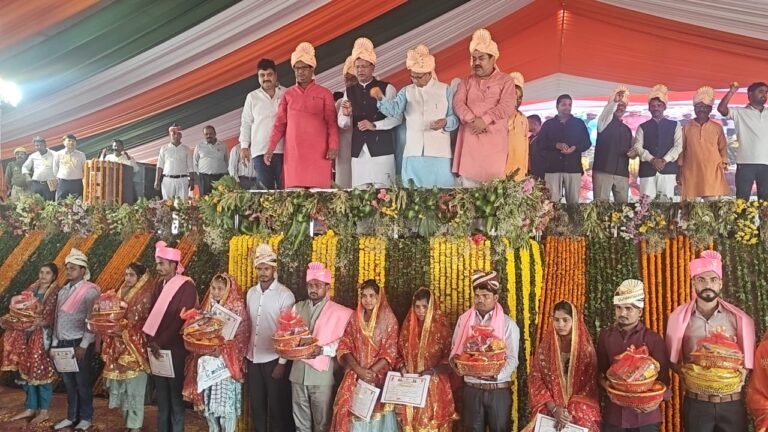 मुख्यमंत्री सामूहिक विवाह योजना के तहत 1336 जोड़ों ने लिए सात फेरे, भव्य आयोजन में बजी शहनाइयां