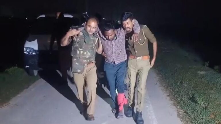रूपईडीहा पुलिस और बदमाशों के बीच मुठभेड़, दो घायल, दो गिरफ्तार