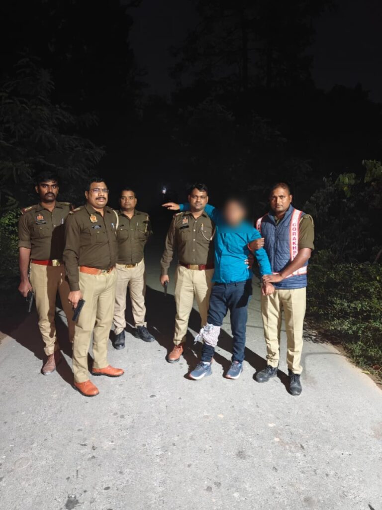 गो-तस्कर इनामी अपराधी पुलिस मुठभेड़ में गिरफ्तार