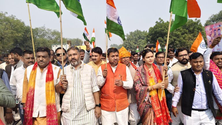खेरागढ़ में उमड़ा जनसैलाब, लौहपुरुष सरदार पटेल की 150वीं जयंती पर निकली भव्य पदयात्रा