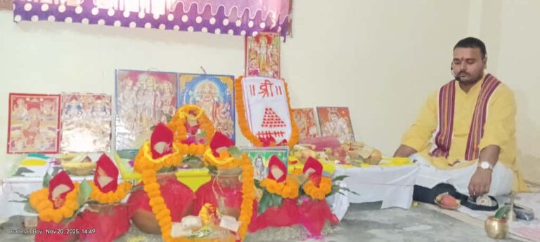 सांसारिक और आध्यात्मिक ज्ञान की कथा है देवी भागवत पुराण कथा – आचार्य अजय शुक्ल