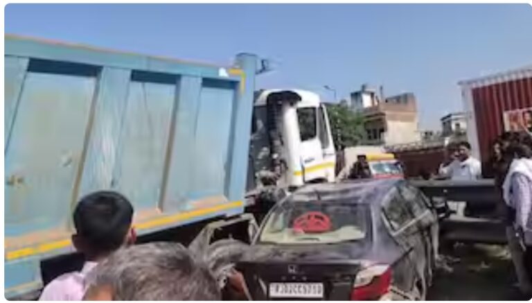 जयपुर में भीषण सड़क हादसा: बेकाबू डंपर ने 40 वाहनों को मारी टक्कर, 11 की मौत, कई घायल