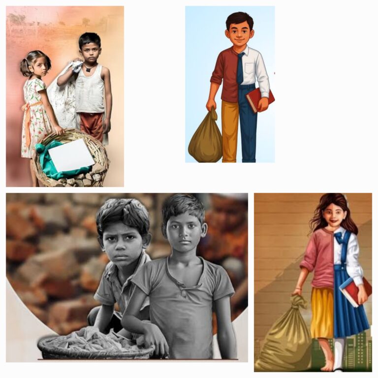 “कंधों पर बोझ या हाथों में किताब? बाल श्रम बनाम शिक्षा—क्यों काग़ज़ों तक सिमट गया कानून”