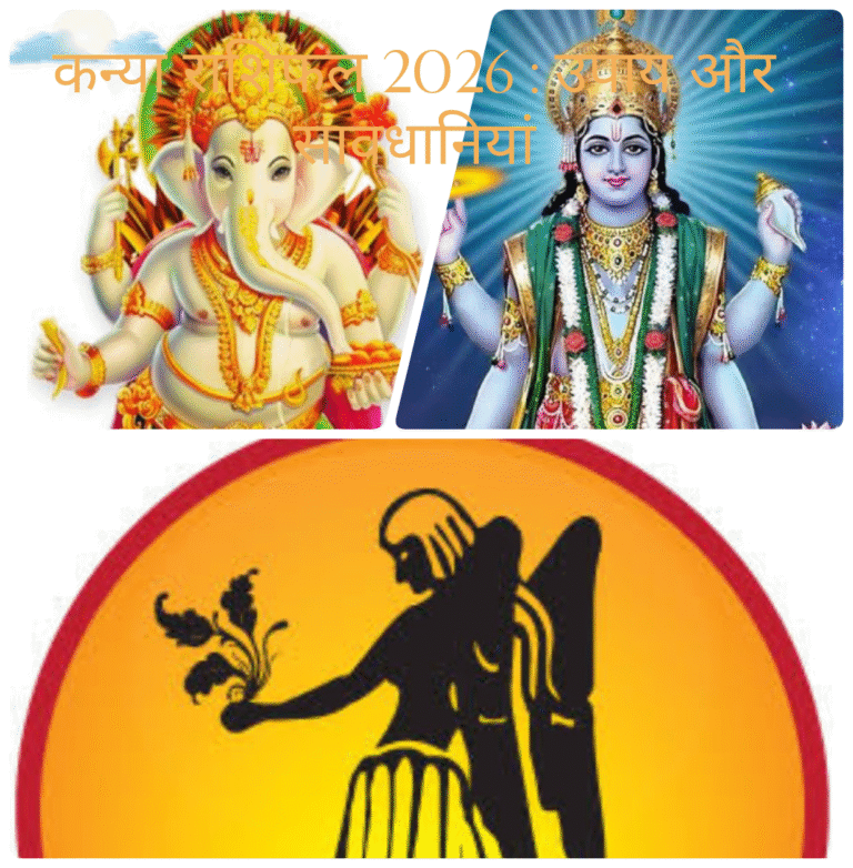 कन्या वार्षिक राशिफल 2026 : ग्रहों की चाल से बदलेगी किस्मत, धन-करियर-स्वास्थ्य -दांपत्य सब पर पड़ेगा गहरा प्रभाव