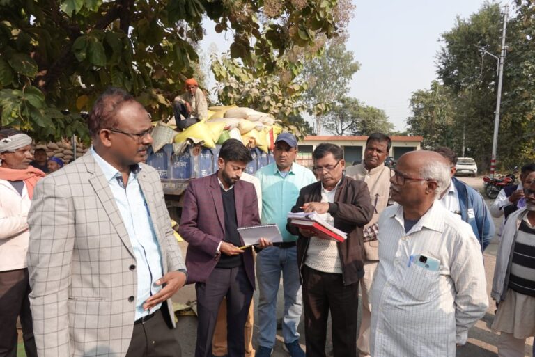 डीएम ने किया परतावल मंडी का औचक निरीक्षण, धान खरीद में तेजी लाने के दिए निर्देश