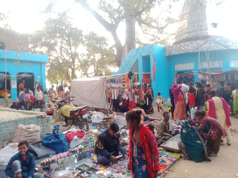 सेमर बाबा धाम में लगा एक दिवसीय मेला