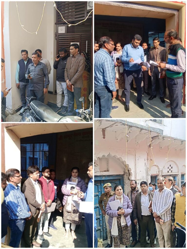 फतेहाबाद में जिलाधिकारी का औचक निरीक्षण, अब्सेंट मतदाताओं की हुई घर-घर जांच