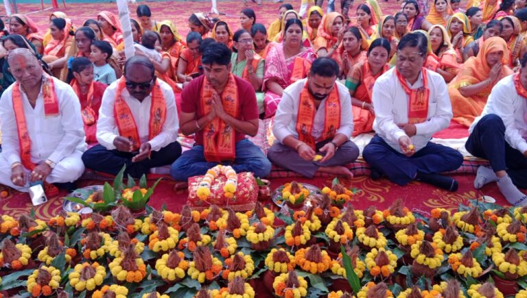 ऐरोली मे दस दिवसीय श्रीराम कथा महोत्सव का भव्य शुभारम्भ