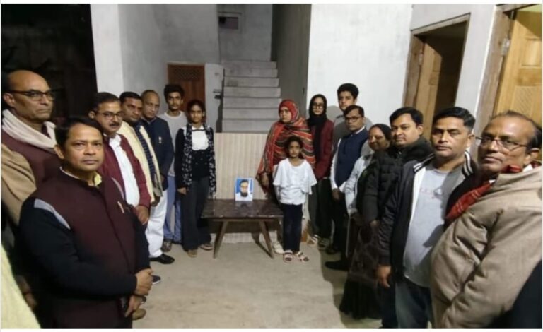 टीएससीटी देगी दिवंगत शिक्षक शाहनवाज अहमद के परिवार को 50 लाख रुपये की आर्थिक सहायता