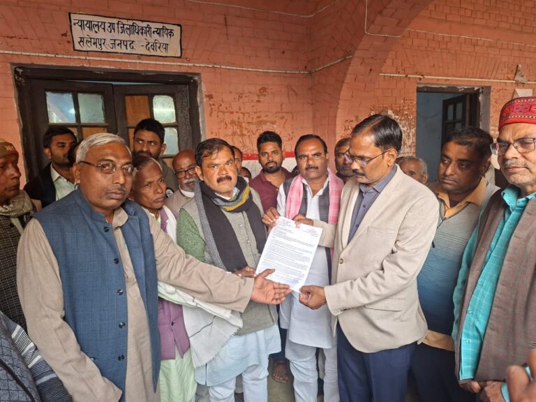 गांधी चौक सलेमपुर में लोक कल्याणकारी राज्य की अवधारणा पर चिंतन बैठक, श्रम सम्मान निधि व स्वास्थ्य सुधार की उठी मांग