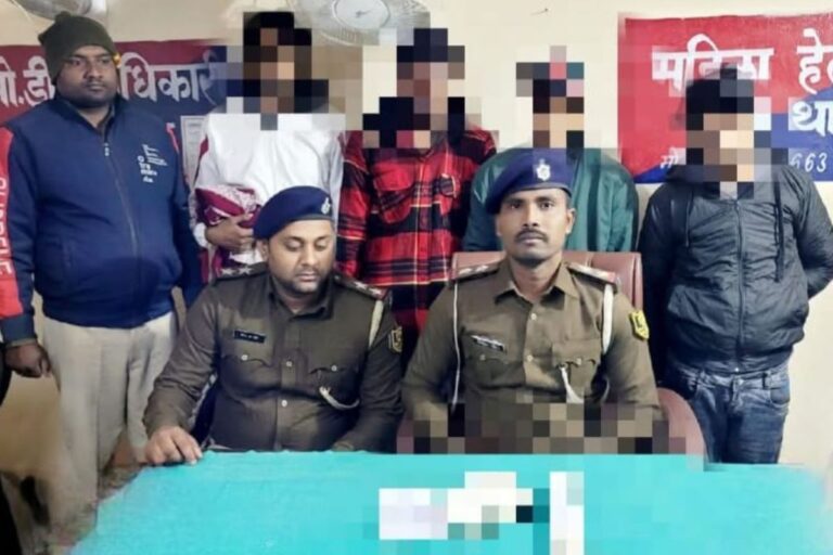 भागलपुर में नशे के नेटवर्क पर पुलिस का बड़ा प्रहार, एक दिन में दो कार्रवाई, छह गिरफ्तार