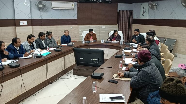नीति आयोग के आकांक्षात्मक विकास खण्डों की समीक्षा बैठक सम्पन्न