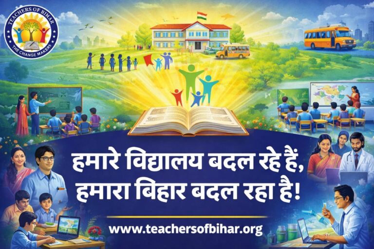 शिक्षा परिवर्तन की सबसे बड़ी प्रोफेशनल लर्निंग कम्युनिटी बनकर उभरा “Teachers Of Bihar”