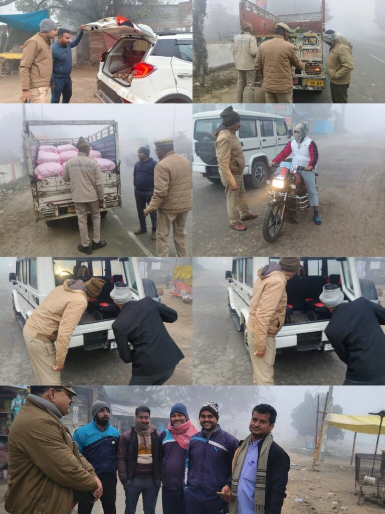 पुलिस का ‘मार्निंग वॉकर चेकिंग अभियान’, 18 स्थानों पर जांच 221 व्यक्तियों व 147 वाहनों की चेकिंग, आमजन से सीधा संवाद