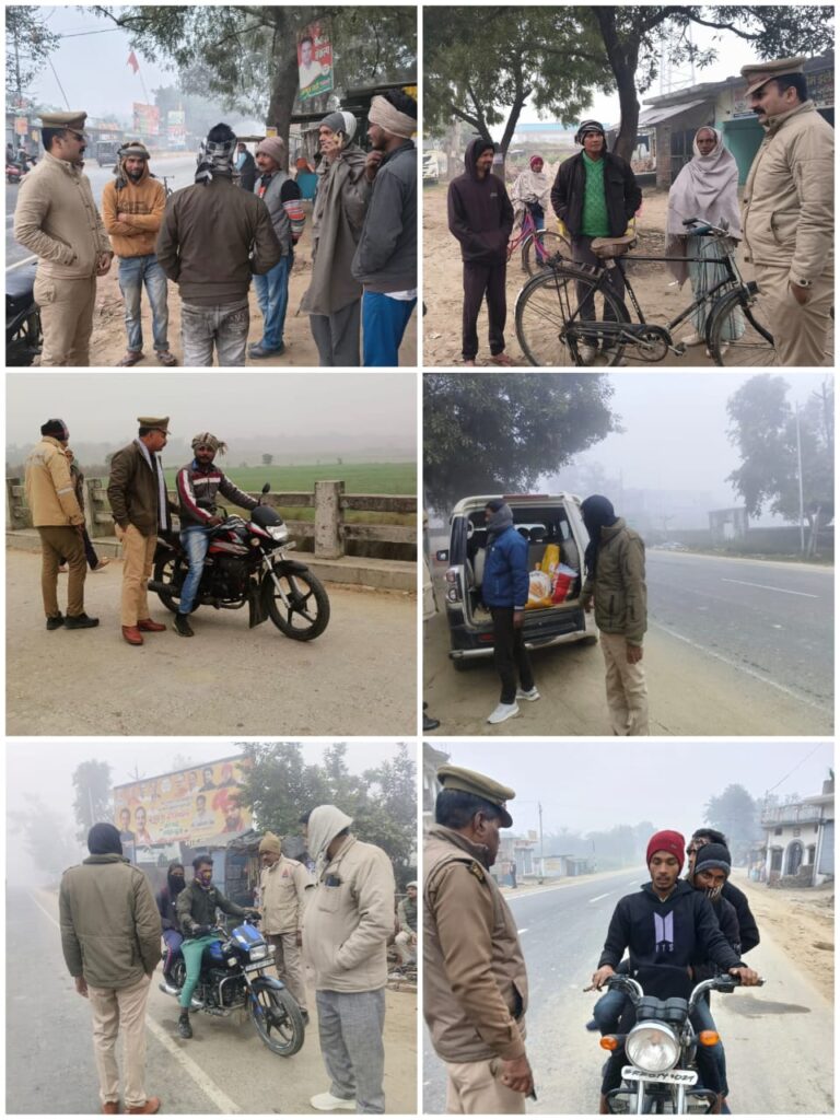 मार्निंग वॉकर चेकिंग अभियान से बढ़ा जनविश्वास, देवरिया में 17 स्थानों पर पुलिस की सघन कार्रवाई