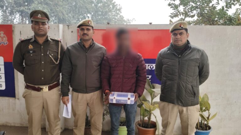 पुलिस ने अवैध तमंचे के साथ युवक को किया गिरफ्तार